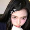 Metal Hairpin Five-pointed Star Hair Clip Girl Barrettes Children Side Clip