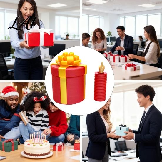 White Elephant Gift Ideas Annoying Nested Prank Puzzle 10-Layer Screw Box Box for Cash Christmas