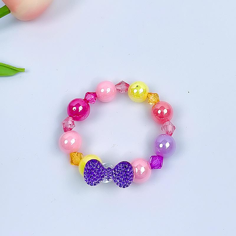 Cartoon Mermaid Pendant Beaded Bracelet for Girls