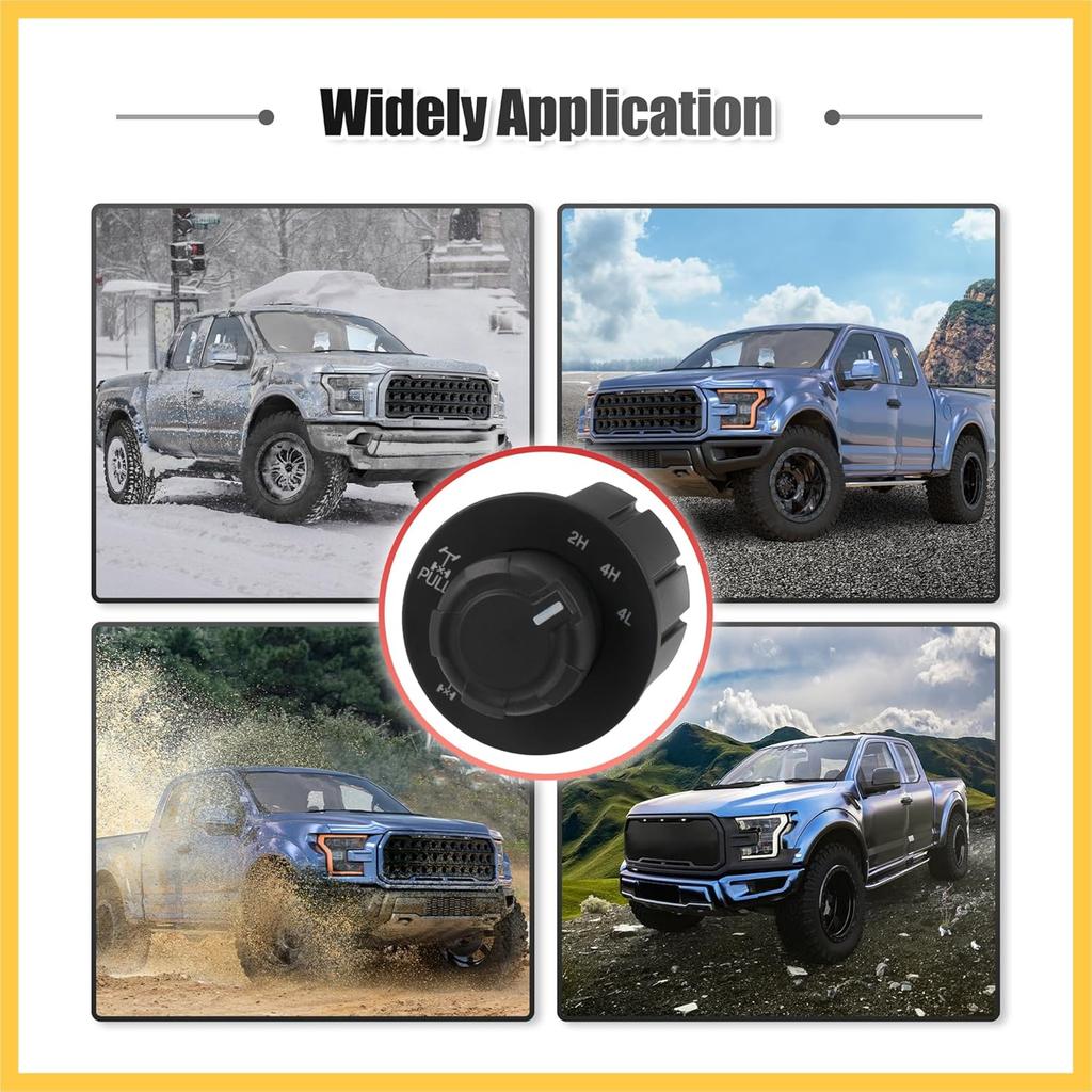 for Ford F-150 2010-2014 AL3Z-14B166-BA 4x4 4WD E-Locker Control Switch Knob Electronic Locking Differential Switch Knob Auto Replacement Parts
