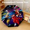8‑Rib Automatic Umbrella, Miraculous Ladybug Design Foldable Umbrella for Sun Rain Protection Travel