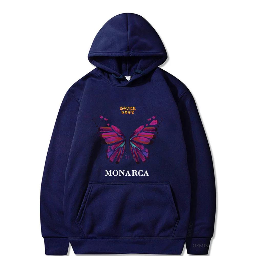 Eladio Carrion Sauce Boyz Monarca Funko Pop Anime Hoodies  Sweatshirt Men Womnen Fashion Design Pullover Fleece Hoodies