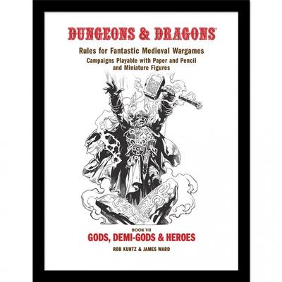 Gods Demigods & Heroes Framed Poster