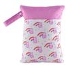 25x35CM Waterproof Double Zipper Double Pocket Printed Diaper Bag
