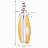 Pet Nail Clippers Dog Nail Grinder Pet Grooming Stainless Steel Nailclippers for Dog Paw Cleaning No Hurt Dogs Nailclippers