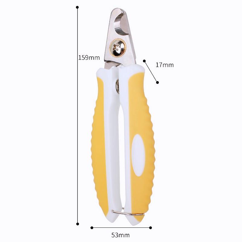 Pet Nail Clippers Dog Nail Grinder Pet Grooming Stainless Steel Nailclippers for Dog Paw Cleaning No Hurt Dogs Nailclippers