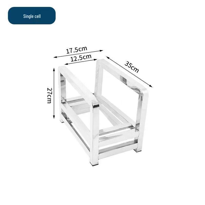 Handun Commercial Stainless Steel Kitchen Cutting Board and Knife Rack