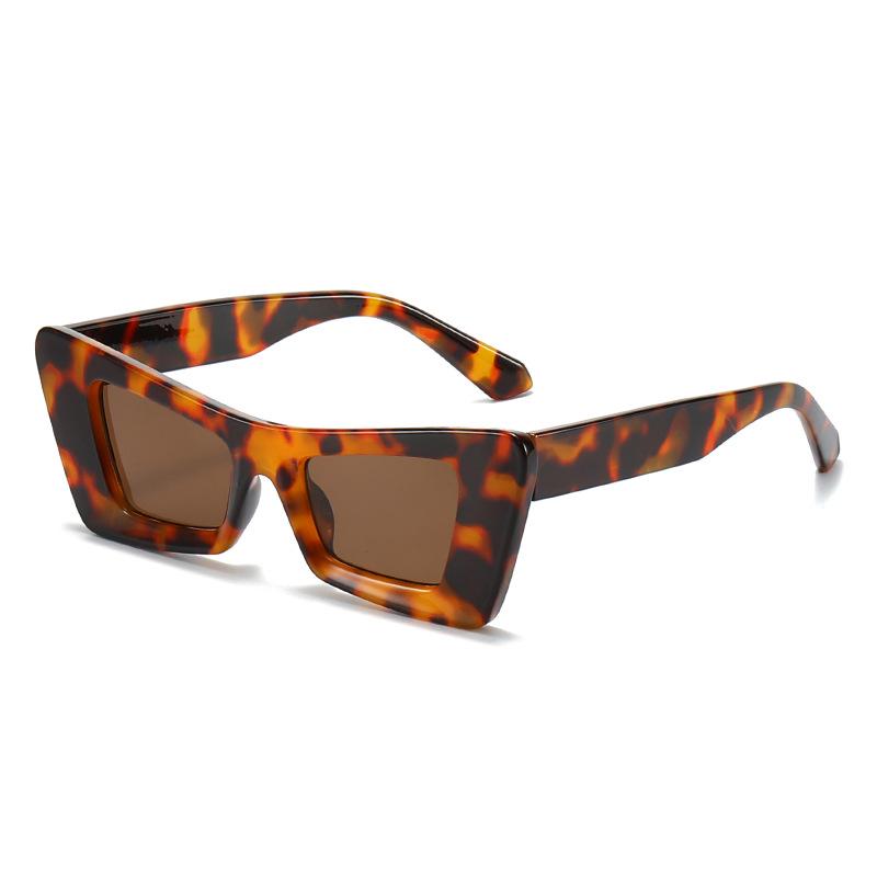 2022 Trendy Colorblock Cat-Eye Sunglasses - Stylish European & American Celebrity Style for Women