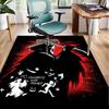 Heartbeat Ghostface Of Horror Office Rug Chair Mat, Game Carpet, Suitable for Front Door, Bedroom, Living Room, Desk, Holiday Gift