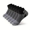 1 Pairs Mens Short Sports Socks Four Season For Running Breathable Casual Soft Comfortable Polyester Sports Socks