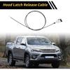 1 Pcs Hood Latch Release Cable for Toyota Tacoma 1996-2004 Front Hood Release Cable Hood Lock Control Cable No.5363004020 Black