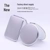 Portable Unbreakable Stainless Steel Double-Sided Makeup Mirror: Foldable, Handheld HD Vanity Mirror for Men