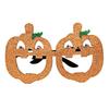 xiaobudian Halloween Party Glasses for Kids Adults, Glitter Frame Cosplay Decoration, Funny Pumpkin Skull Ghost Bat Eyewear Accessory Favors