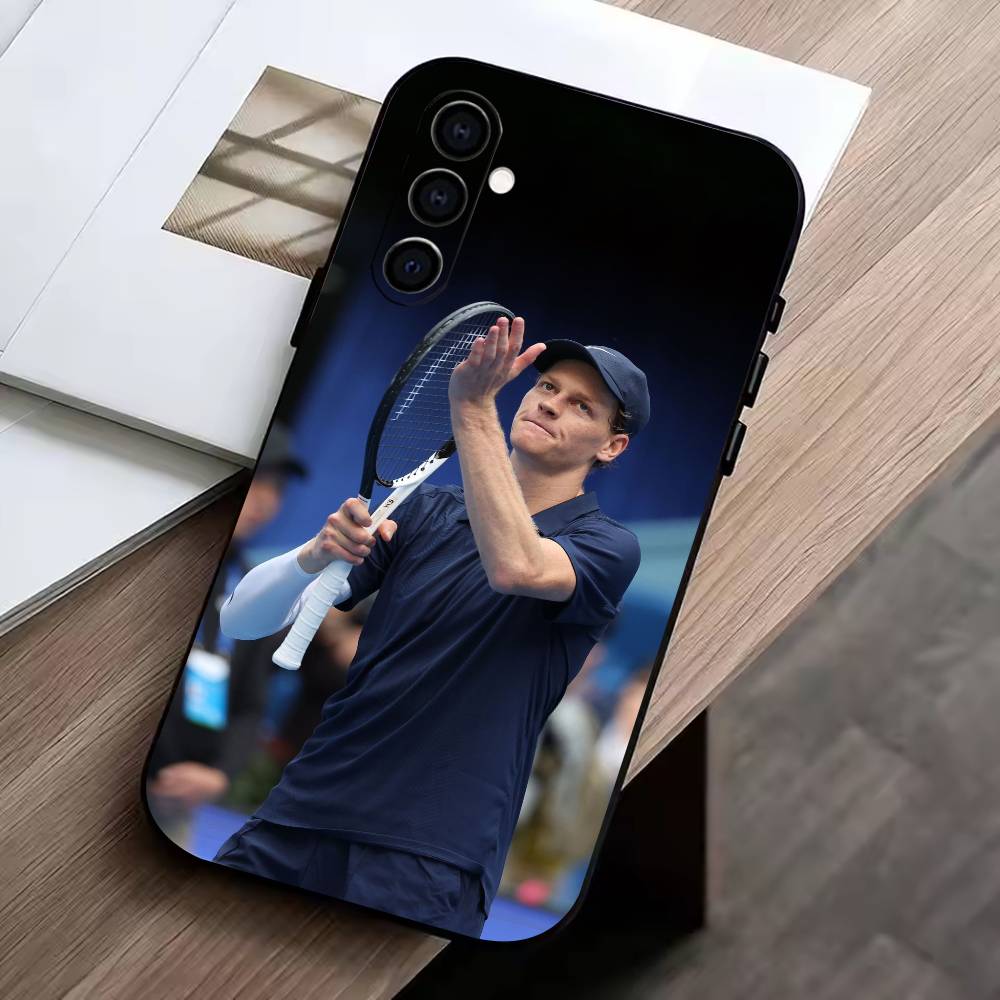 J-Jannik Sinner  Phone Case For Samsung Galaxy A73,A72,A71,A70,A53,A52,A51,Others Soft Black Cover