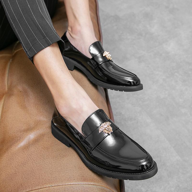 Men formal office working PU leather dress shoes XRS-3165-3