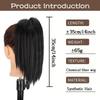 Synthetic Short Straight Missqueen Messy Ponytail Claw Clip Ponytail Hair Extensions Claw Clip Hairpiece For Women Hair Accessories