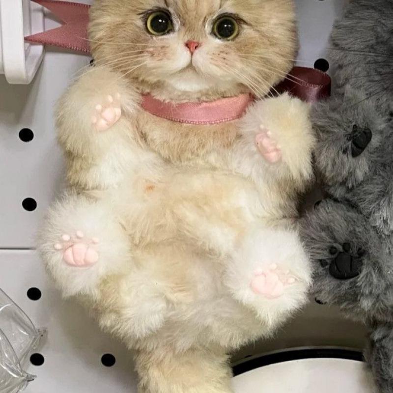 Handmade Cute Cat Pipe Cleaner Ornament & Gift Pack