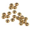 20 Stück Edelstahl Abstandshalter Perlen Feststellbare Anpassung Gold 6x3x1.5mm DIY Schmuckherstellungszubehör