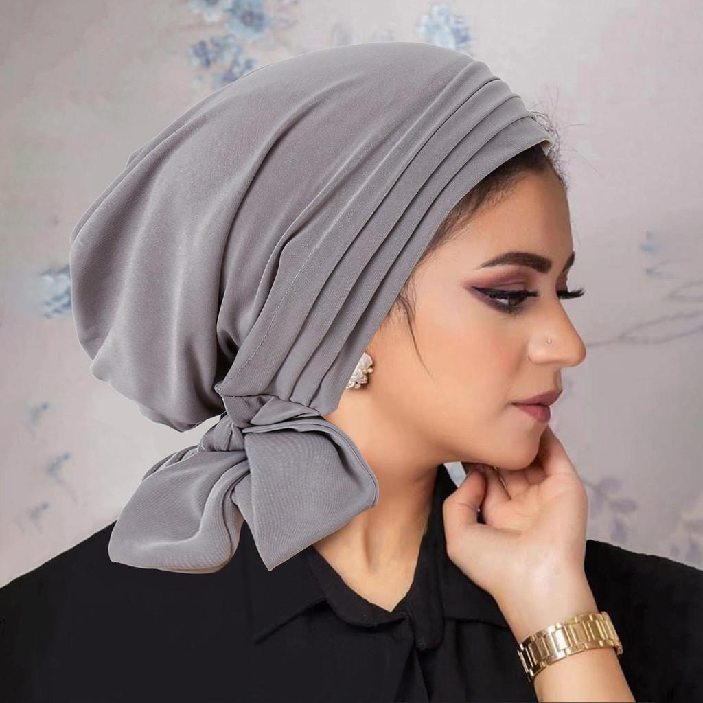 Kopfschal Mütze Aus Atmungsaktivem Polyesterstoff Für Lässige Damen Sommer- Und Winterkleidung