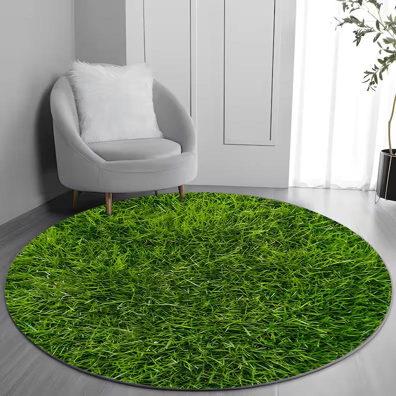 

Koi Fish Rug 3D Effect Ocean Animal Rug, Sea Life Nursery Mat Realistic Carpet Home Decoration 80cm x 80cm