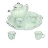 1:12   Tea Set Miniature Tea Cup Teapot Tray Decoration Kitchen Accessories