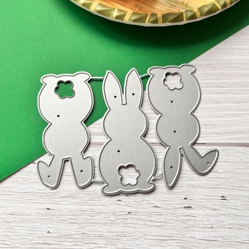 Kaninchen Stanzschablonen Dekopapier Prägeschablonen Scrapbooking Stanzteile für Kartenherstellung Scrapbooking Lesezeichen