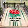 Soft Floor Carpet England Rugby Pattern Area Rug Decorative Mat For Home Room Decoration