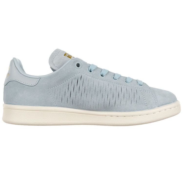 adidas Originals Stan Smith Rutschfest Langlebig Leicht Low Top Skateschuhe Damen Sneaker Blau BB5169