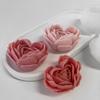 Flower Shaped Candle Mold Aromatherapy Soap Mould Resin Epoxy Mould Plaster Ornament for Birthdays and Festivals