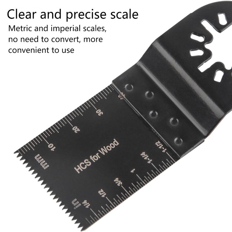 11pcs Saw Blades Universal Wood Metal Oscillating Multitool Quick Release Fit Treasure Oscillating Tool Blades