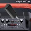 Karaoke Dual Handheld Dynamic Microphone with Rechargeable Receiver for Wedding Party Speech Church Club Wireless Microphone