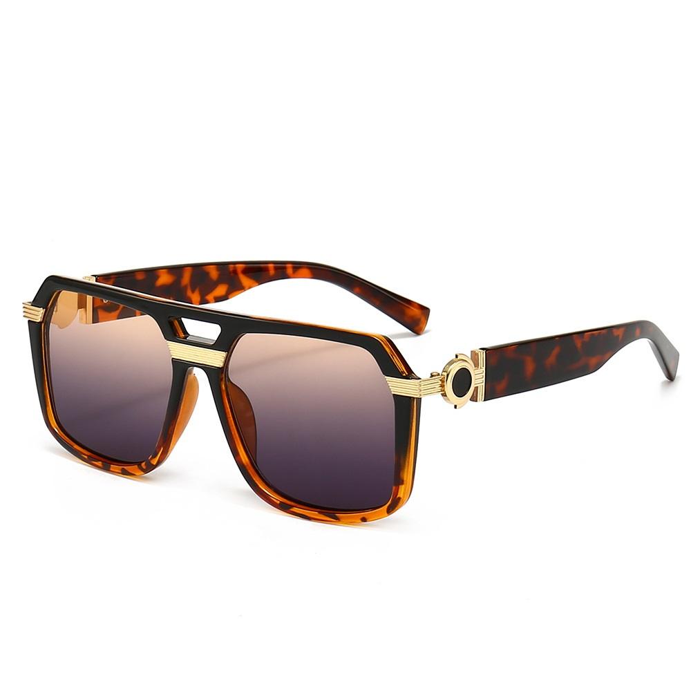 New Oversized Square Sunglasses Women Men Designer Large Frame UV400 Protection Shades Gafas Oculos