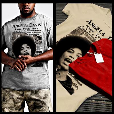 Angela Davis T-Shirt Black History Month Bürgerrechtsikone Freiheitskämpfer T-Shirt