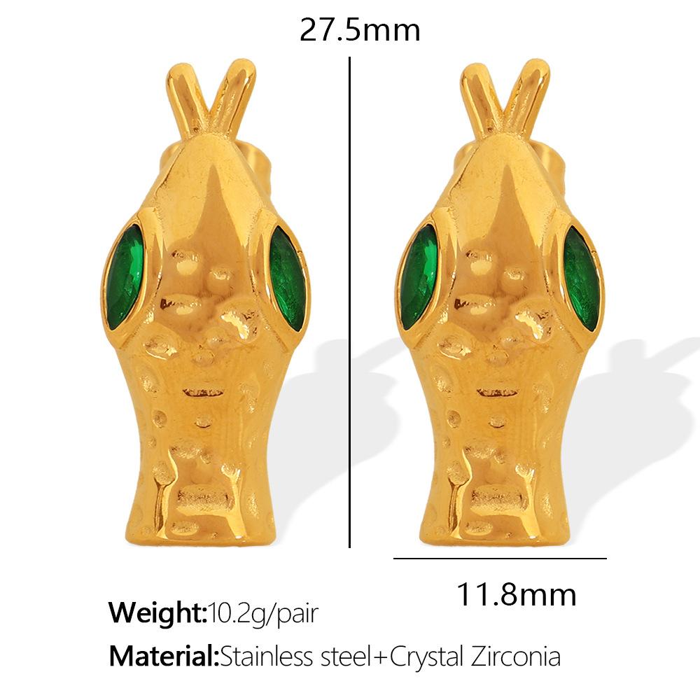 

French Fashion Hot Sale Titanium Steel Stud Earrings Versatile Earrings