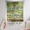 VIKAMA Soothing Landscape Tapestry A Gentle GirlyStyle Decorative Tapestry For The Bedroom Headboard Room Decoration