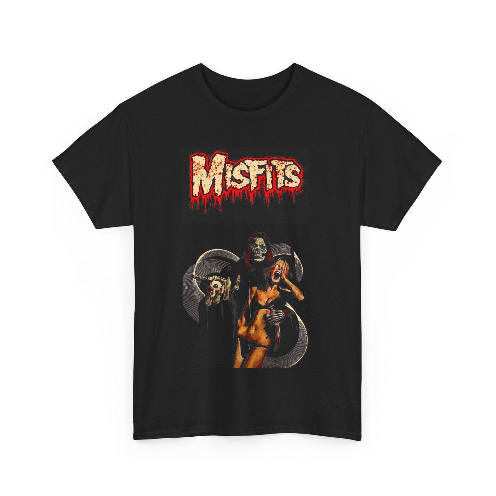 Limited Misfits T shirt | Misfits Merchandise | Misfits Music Band | Misfits Printed T shirt | Hybrid Moments 3XL