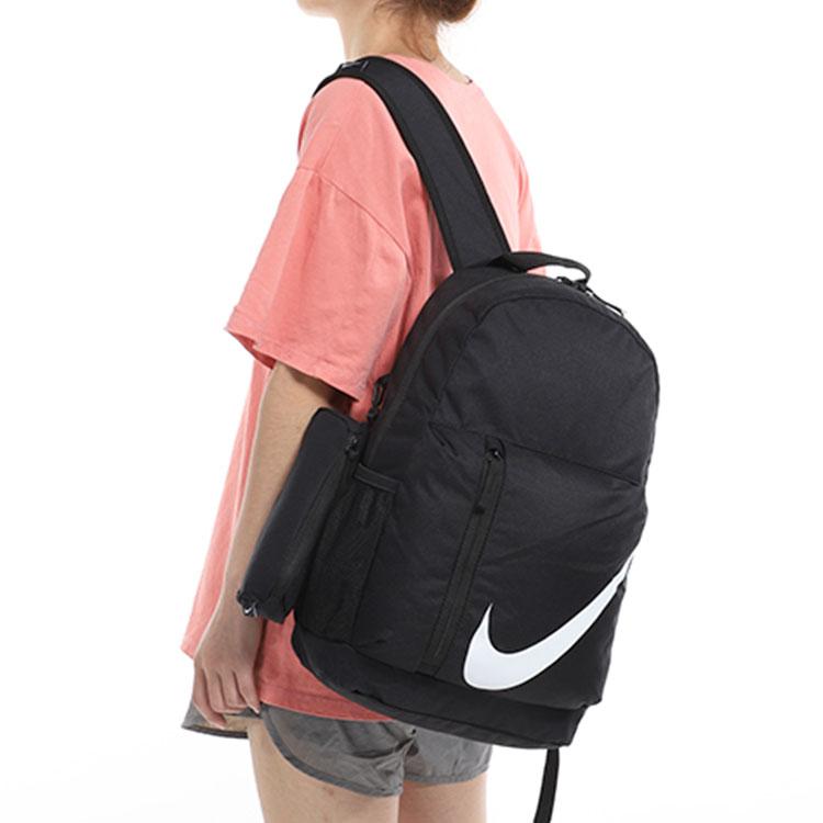 Nike Polyester Backpack Regular Unisex Black (Unisex) Backpacks CK0993 010