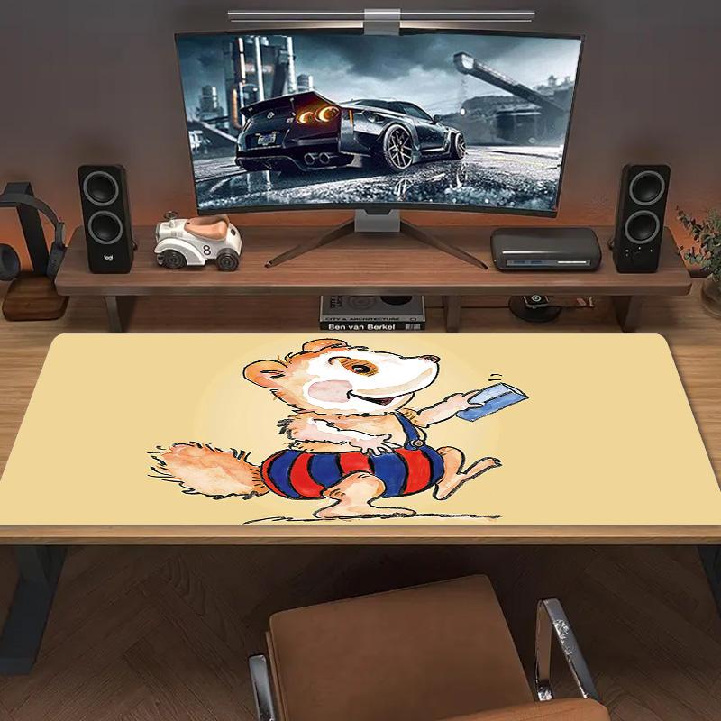 Bobo Siebenschläfer Print  Cushion Non-slip Laptop Tablet Big Mousepad XXL Mat Mini PC Playmat With Lock Edge