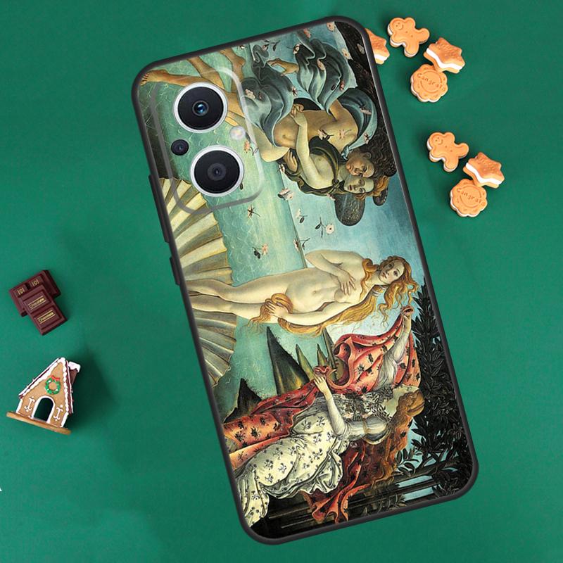 Sandro botticelli Renaissance art Case For OPPO Reno 10 Pro 4Z 5Z 8T 4 5 6 7 8 Lite OPPO Find X6 Pro X3 X2 Neo X5 Lite Cover