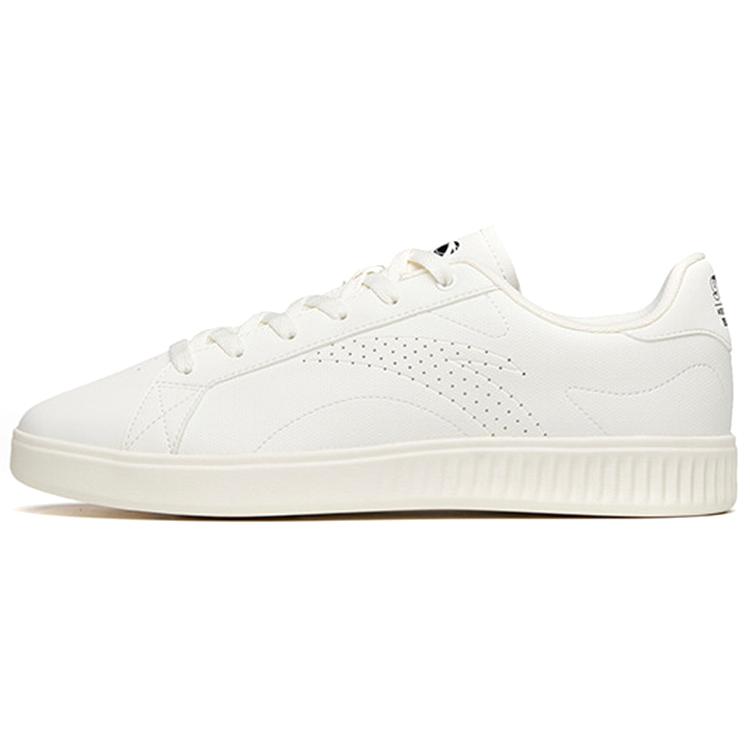 

Anta BASIC Recycle Breathable Low top Skateboard Shoes Men s White Black 112128063-1 41