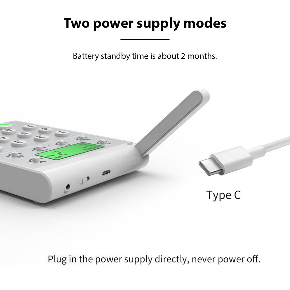 Wireless Intercom System Smart Digital Voice Calling Machine Wireless Office Intercom Machine Telephone Intercom for