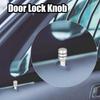 X AUTOHAUX Door Lock Knob Pull Pin Locking Door Knob for Car SUV Truck Automobile Aluminum Alloy 4pcs Silver Tone