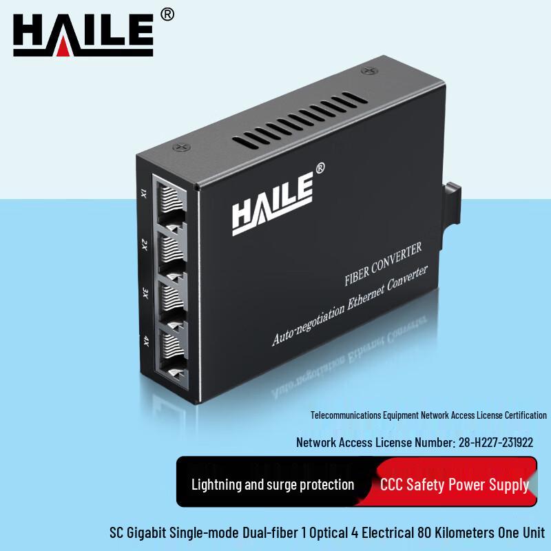 HAILE Gigabit Fiber Optic Transceiver