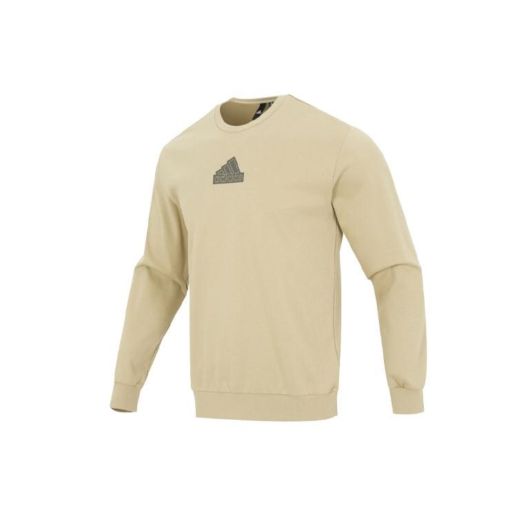 adidas Tech Must Haves Crew  Beige  Men s IP4966 S