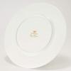 NARUMI Black Plant Print Plate, 23cm, Black, Plant Pattern, Stylish Meat Plate, Microwave Safe, Made in Japan, 51230-5514