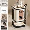 Carbon Steel Kitchen Utensil Holder Detachable Cute Cat Pattern Cutlery Organizer Standing No-drill Utensil Stand