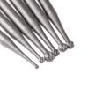 Set of 6 Tungsten Carbide and Drill Bits with Shank Cone Drill Cutter Set Burs, Burs, 2.35mm Diameter, (1.0/1.4/1.6/1.8/2.0/2.3mm)