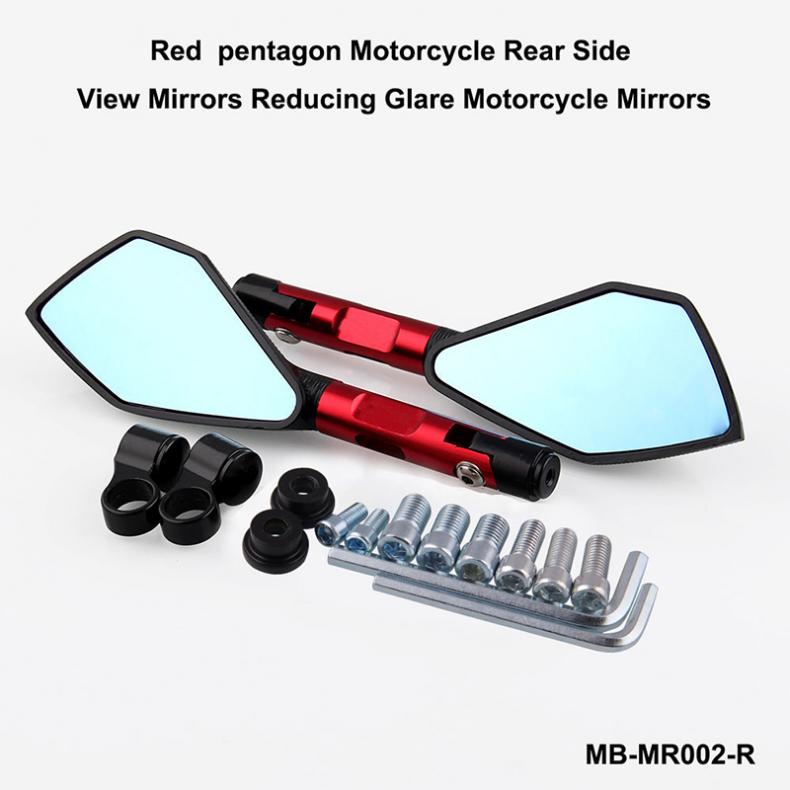 1 Pair Motorcycle Rearview Mirror Handlebar Mirror Universal Reversing Mirror Accessories for Z900 Z900RS Z800 Z1000