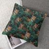Tiger Canopy square Jacquard Pillow Cover for Sofa Office Waist Cushion Cover Home Decorative Pillowcase