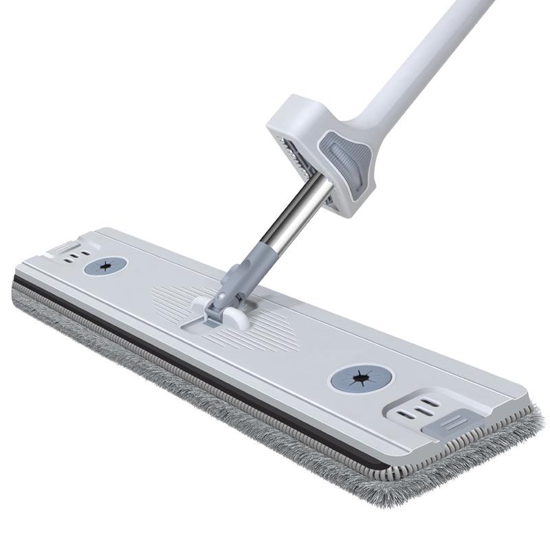 Foldable Flat Wet/Dry Mop with Bucket - Hands-Free, Free Shipping